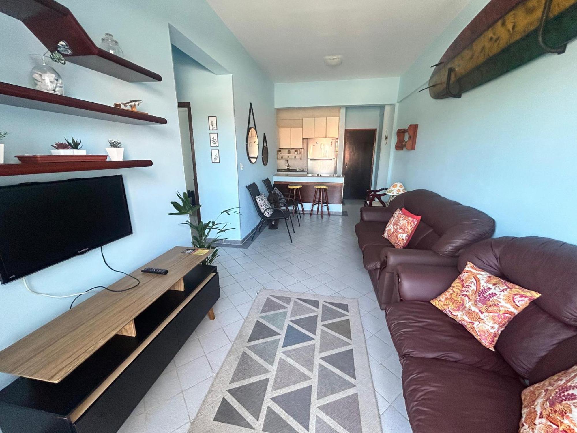 Ap Beira-Mar Com Wi-Fi E Garagem Mongaguá Quarto foto